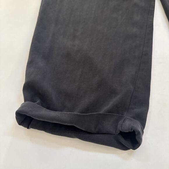 Tommy Bahama Silk‎ Pleated Pants Black Relaxed Slacks Mens Trousers Cuffed 35x29 - Picture 4 of 11